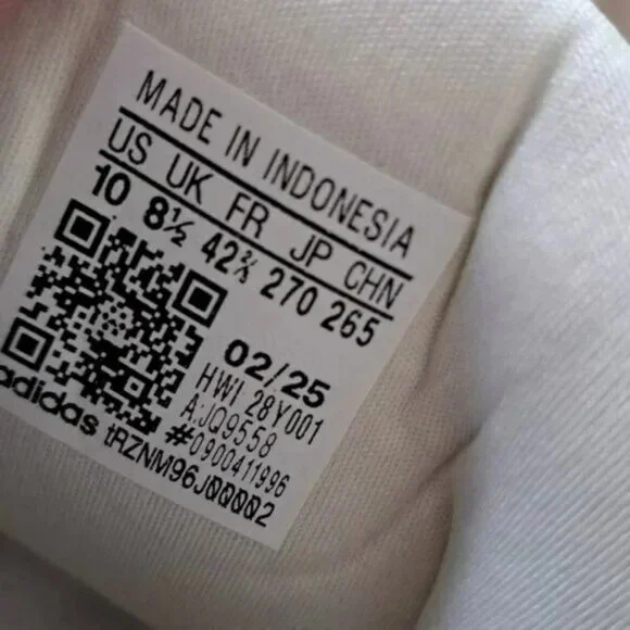 Adidas Galaxy 7 Running Shoe - Color: White/Putty Mauve - Size: Women 10 Wide - Picture 9 of 11